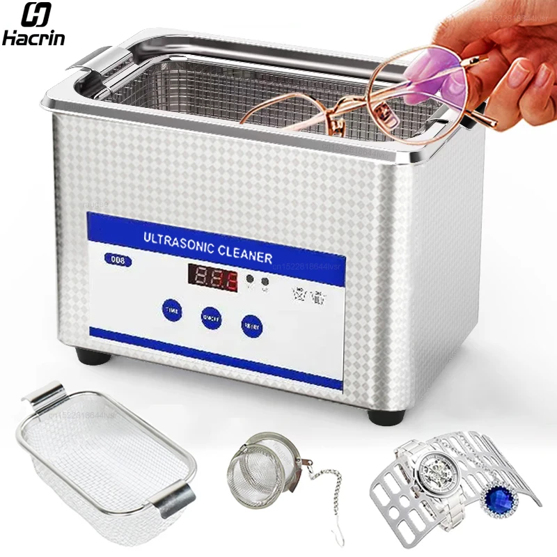 超音波クリーナー 超音波メガネ ジュエリー洗浄機 40KHZ 高周波超音波洗浄槽 メガネ ジュエリー用