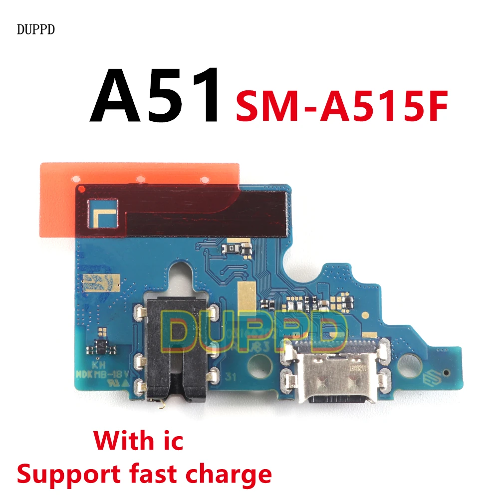 USB Type-C 2.0 Charger Charging Port For Samsung A51 A515F A515 Dock Connector Microphone Board 15W