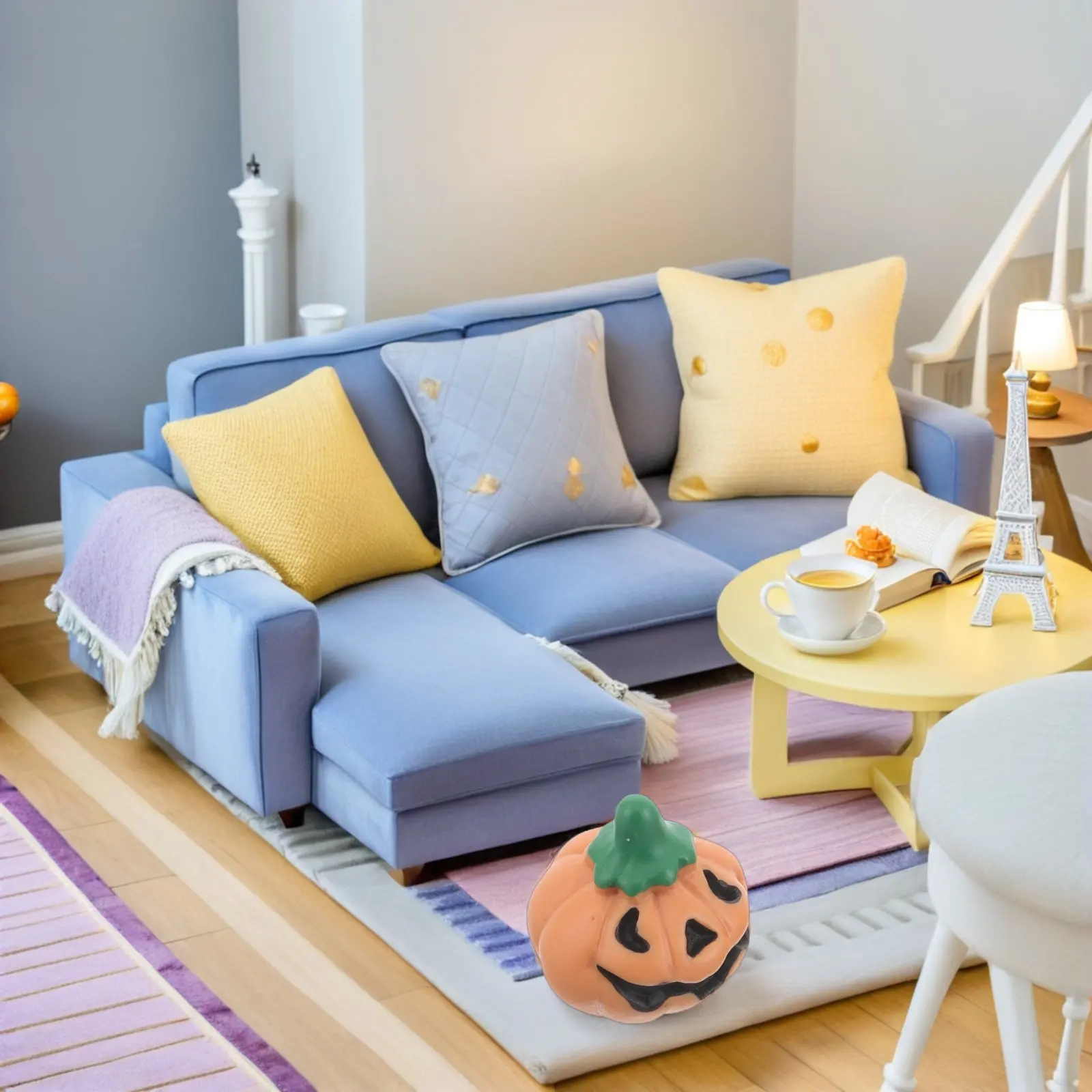 

20 шт. миниатюрных тыквенных украшений из смолы, осенние тыквенные фигурки для кукольного домика, декора стола на Хэллоуин, украшения для сказочного сада