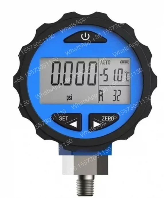 PG-30Pro Digital Manifold Gauge - 500 PSI HVAC Pressure Meter with 87+ Refrigerants Support