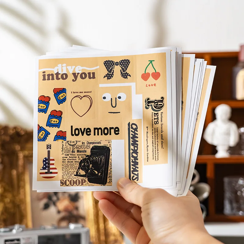 Thickened Kraft Paper Gift Boxes Portable Minimalist DIY Sticker Wrapping Boxes for Candy & Small  Presents  Packaging