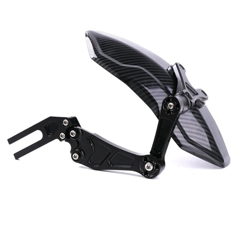 B-M Motorcycle Rear Fender Wheel Mudguard Carbon Fiber Splash Guard Cover For Tires Below 14 Inch, MF060-B