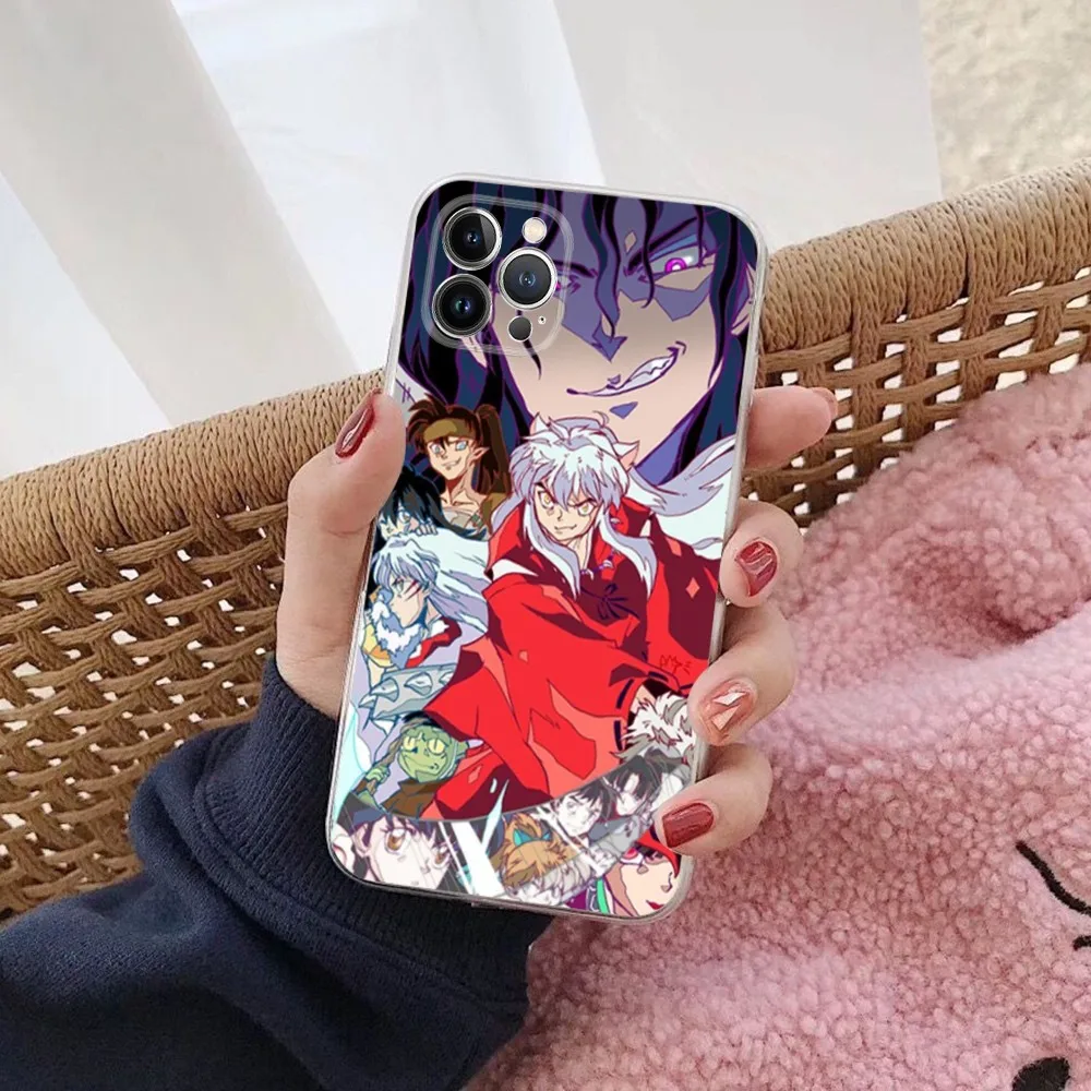 Inuyasha Anime Phone Case For iPhone 15 14 11 12 13 Mini Pro XS Max Cover 6 7 8 Plus X XR SE 2020 Funda Shell