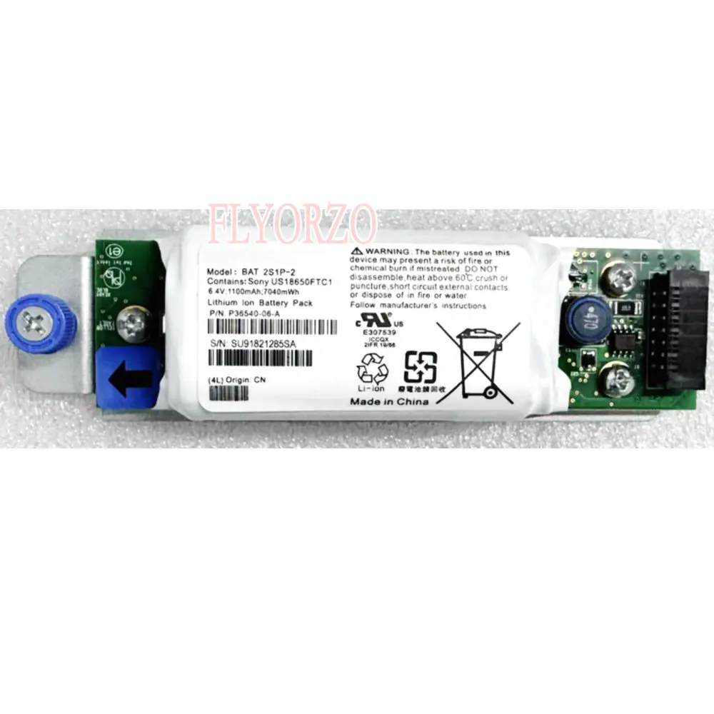 Original NEW BAT 2S1P-2 6.4V 1100mAh 7040mWh P36540-06-A 69Y2926 for IBM DS3512 DS3524 DS3500 Controller Battery 69Y2927