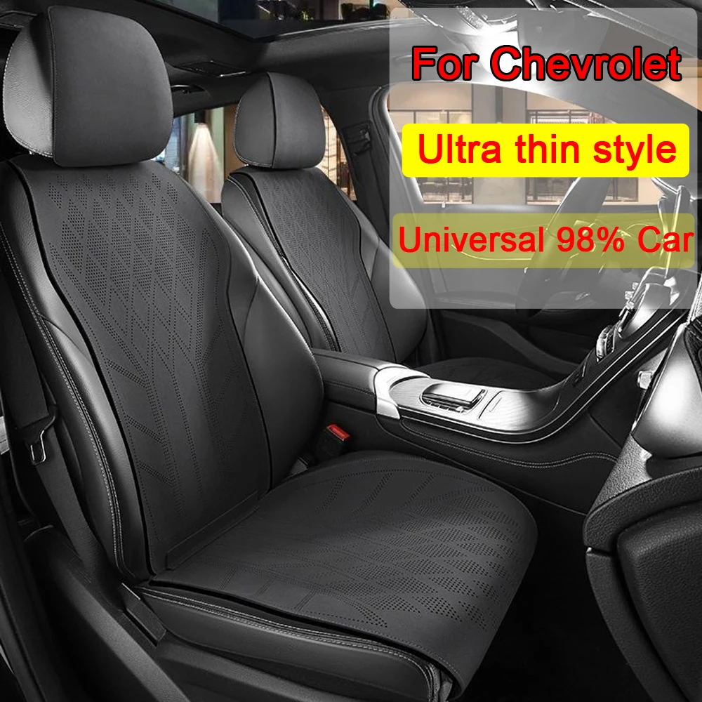 

Universal Car Seat Covers Suede Leather Auto Seat Protector Cover For Chevrolet Malibu Onix Equino Orlando Cruze Spark Volt