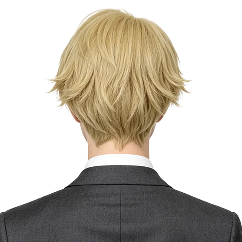 Loid Forger Cosplay Wig Short Light Flaxen Blonde Heat Resistant Synthetic Hair  Twilight Anime Wigs For Halloween Party Daily