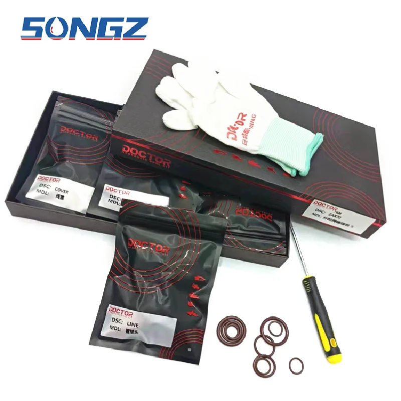 

Excavator Hydraulic Pump SBS80 E312C E312D FKM NBR Oring Control Valve Seal Kit