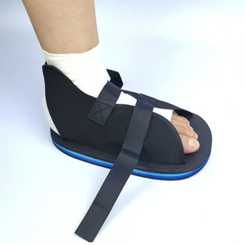 Post op sapato pé fundido ortopédico suporte de fratura proteção pós bota sapato pé fratura suporte dedo do pé sapato fundido de gesso