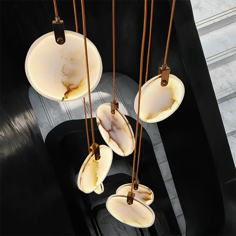 

Modern home decor led lights pendant light lamps forstaircase Chandeliers for living room hanging light indoor lighting