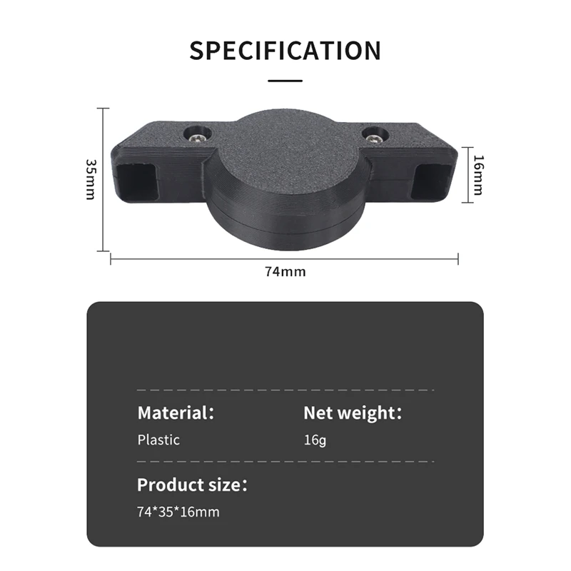 Klepstandsteller Beugel Voor Dji AVATA 2 Airtag Houder Mount Air Tag Case Voor Avata 2 Drone Locator Beschermende houder-A36G