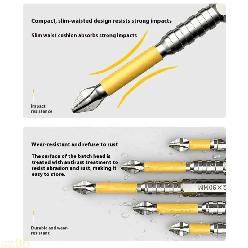 Q2Q4 Magnetschraubendreher Bit Set 1/4 -Zoll