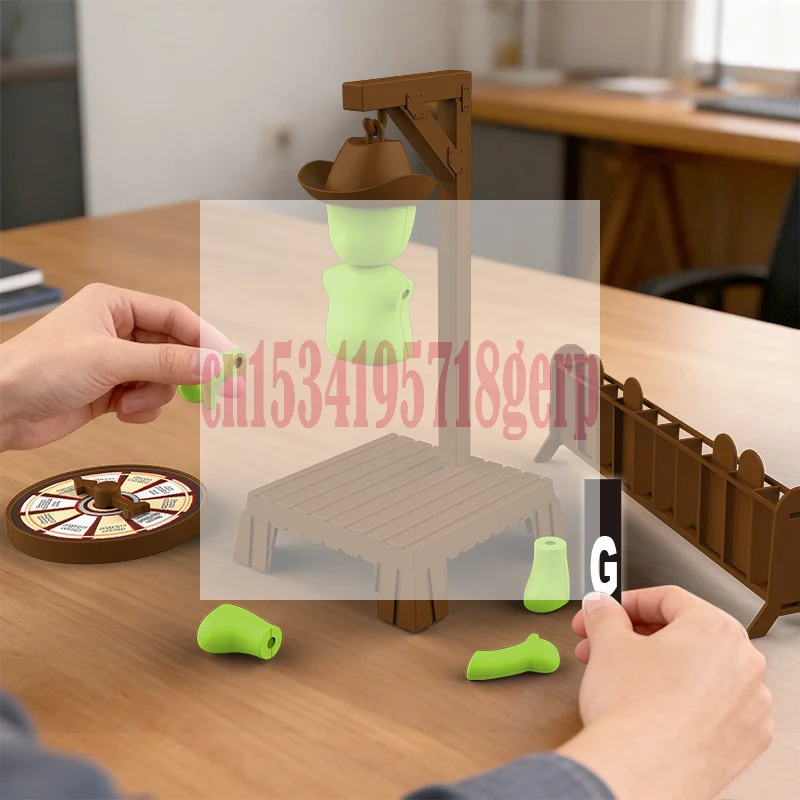 {DODOA} Magnetic Hangman Mystery Guessing Word Game Glow In The Dark Guessing Word Before Interaction Hank Falls Board Games