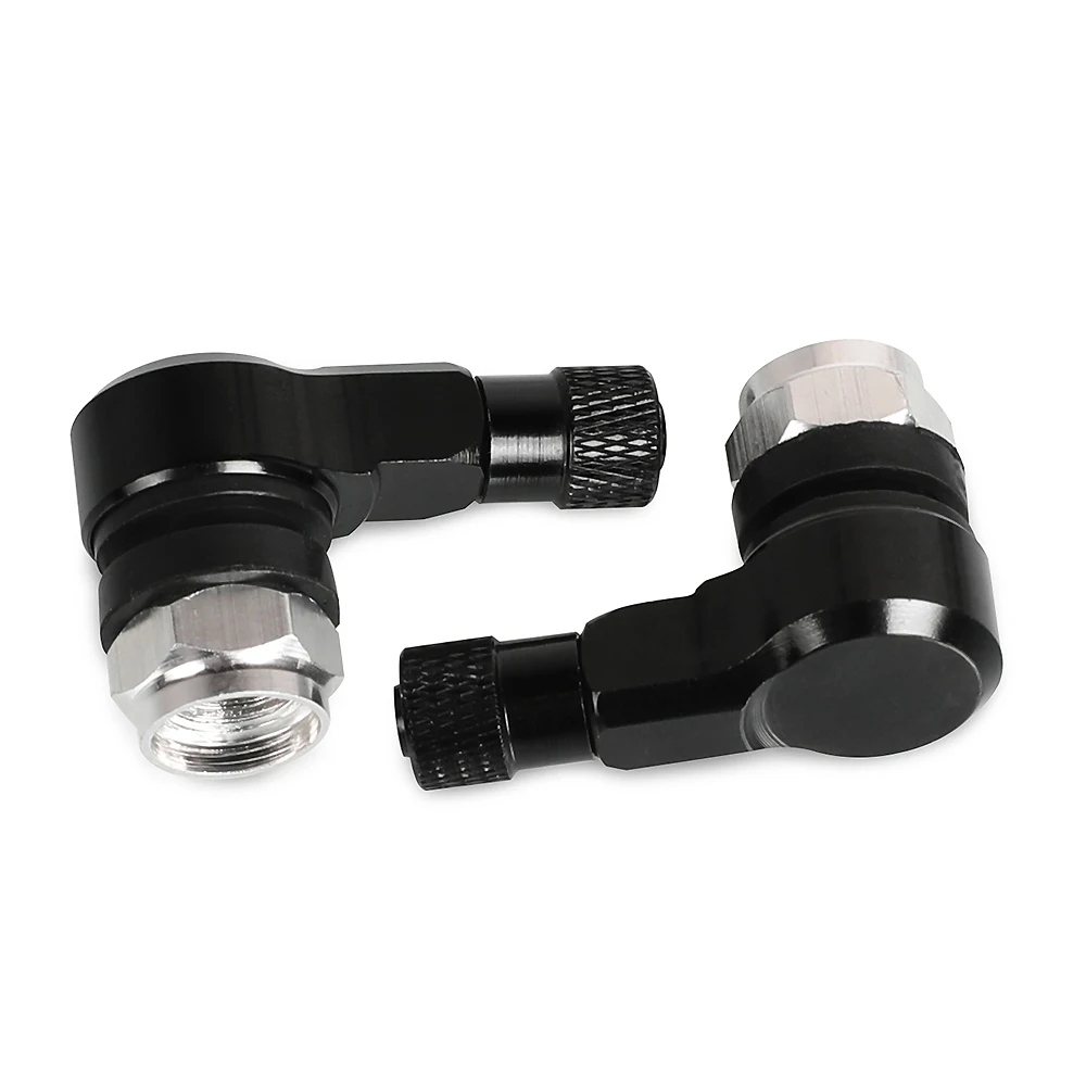 For Yamaha YZF R6 R1 R1M R3 YZF-R6 YZF-R1 YZF-R3 Motorcycle Accessories 90 Degree CNC Wheel Tire Valve Stem Caps Airtight Covers