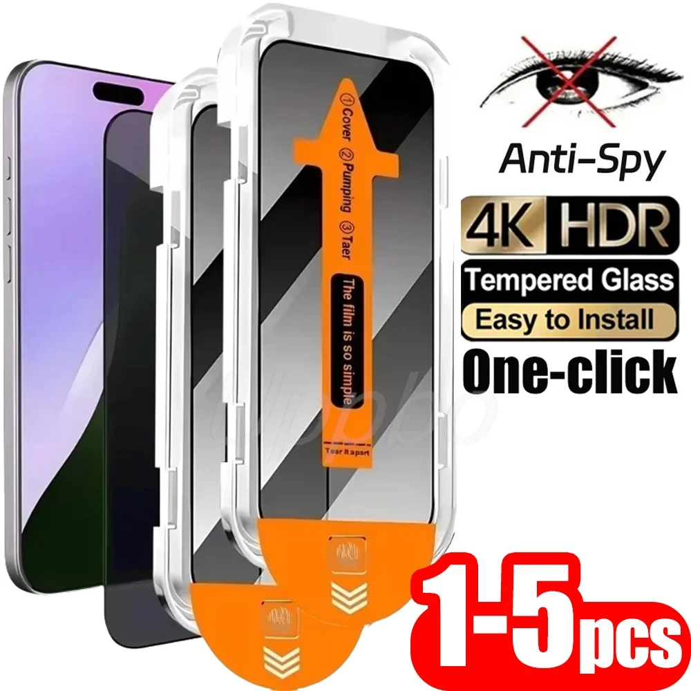 1-5PCS Anti-Spy Tempered Glass For Samsung S25 Ultra S26 S24 Ultra S25 Plus S24+ S23 S25 S24 S20 FE S22 Privacy Screen Protector