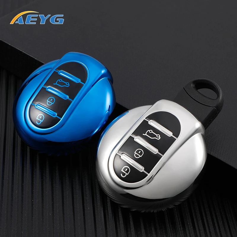 

TPU Car Key Case Cover Shell Fob For BMW Mini Coopers One JCW F56 F55 F54 F57 F60 R55 R56 R57 R58 R59 R60 S Roadster Keychain