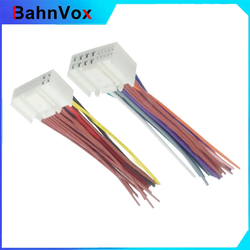 24pin+18pin Car Audio Radio ISO Power Cable Adapter For Hyundai IX35/Tucson KIA K2/K3/K5/Sportage R Power Wire Harness