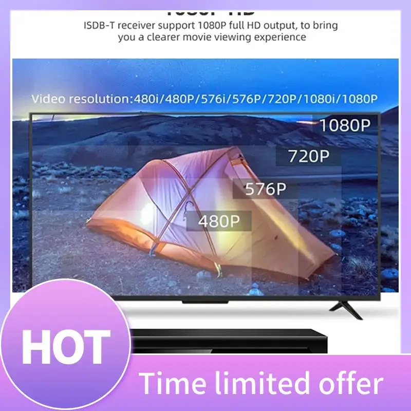 

ABFN-ISDB-T 1080P HD телеприставка термоприемник цифрового видеотрансляции ТВ-приемник с кабелем для бразилии/чилийской вилки европейского стандарта