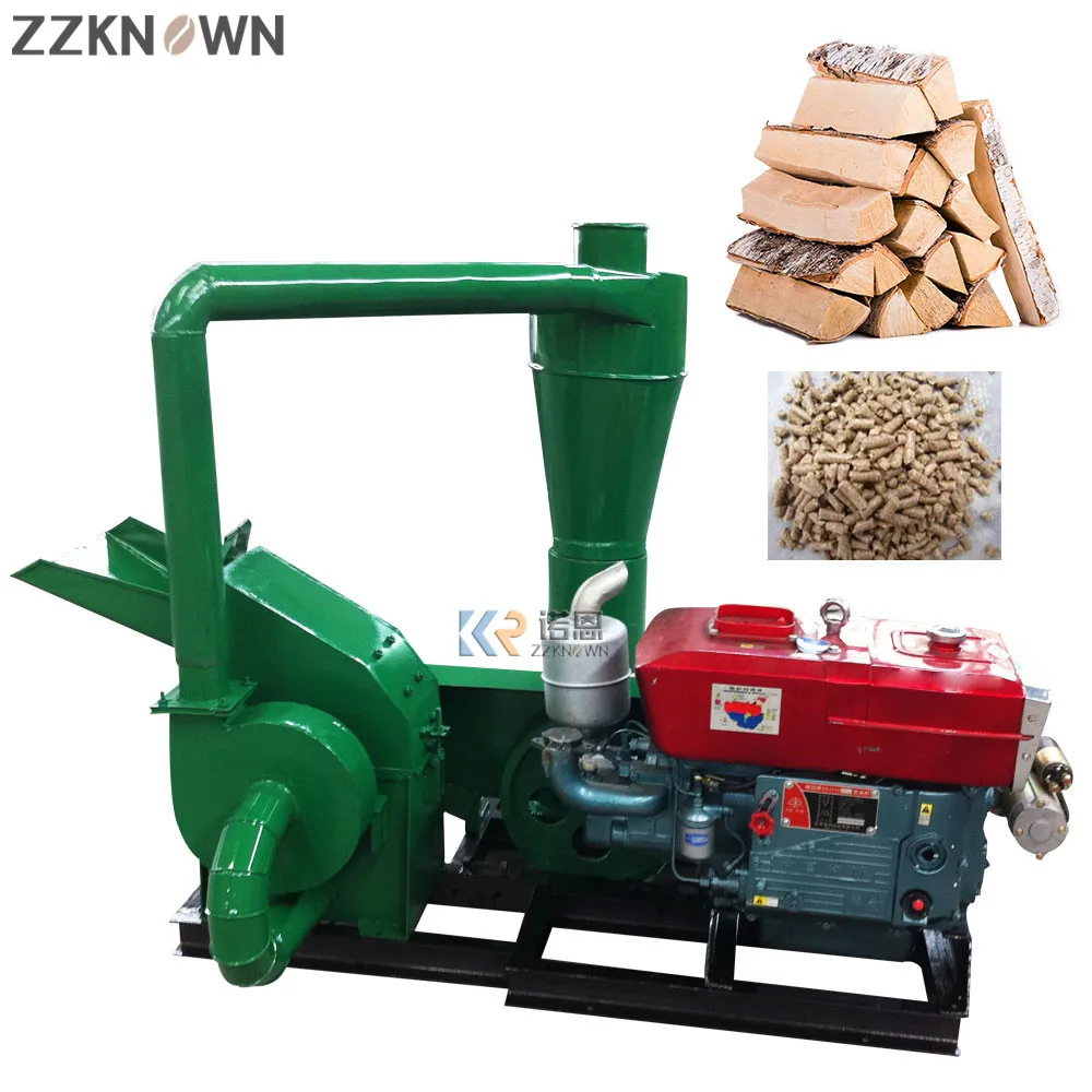 

200-250kg/H Diesel Biomass Straw Mini Pellet Flat Die Small Scale Wood Pellet Mill Processing Machine