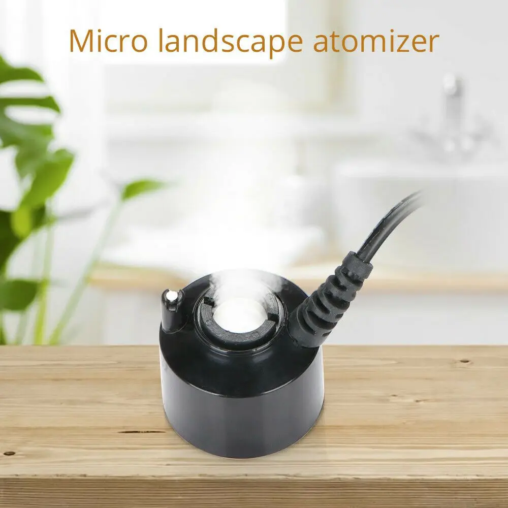 24V Mini Heavy Fog Ultrasonic Humidifier Sprayer Tool Atomizer Air Mist Maker Fogger Device