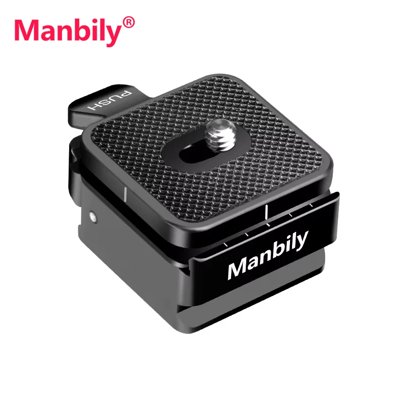 

Manbily Claw Quick Release System Plate Clamp Tripod Mount for DSLR Gopro Action Camera Adapter Mount Plate Board Accessories