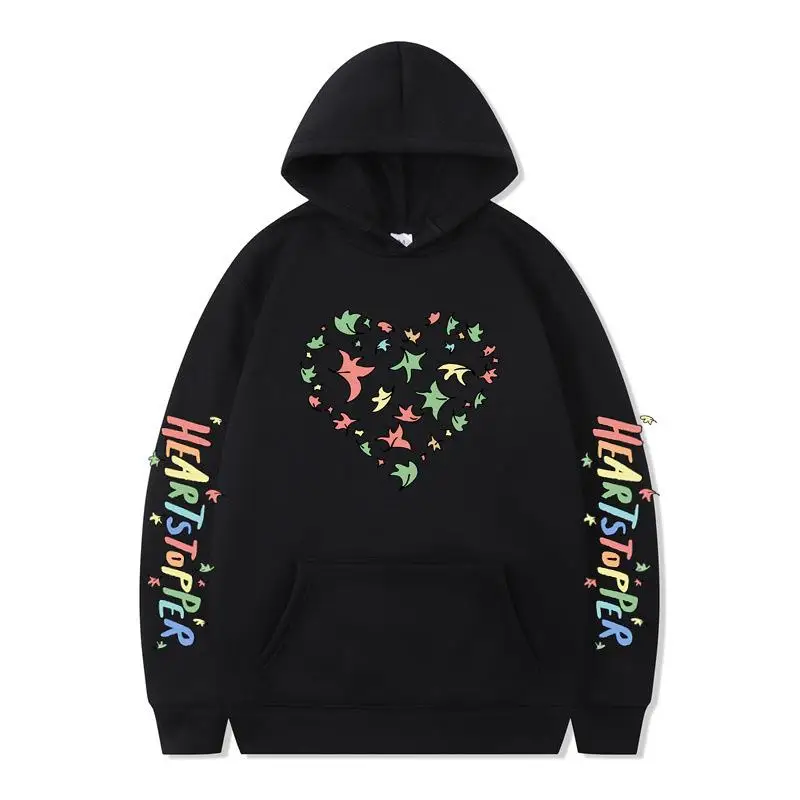 

Engli Jaet Hooded Sweatirt Thiened Travel Suit Boys round Ne Print Easy Care Non-iron Proced Hoodie Coat