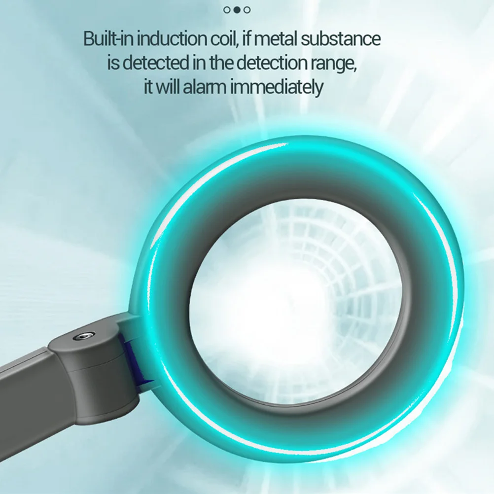 Handheld Metal Security Inspection Tool Portable Adjustable Detection Range Built-in Alert High Sensitivity Treasure