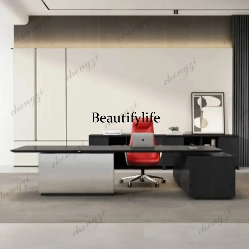 A74 Cable Management Office Desk Electric Adjustable Reception Standing Office Desk Laptop Workstation Escritorios Luxury Furnit