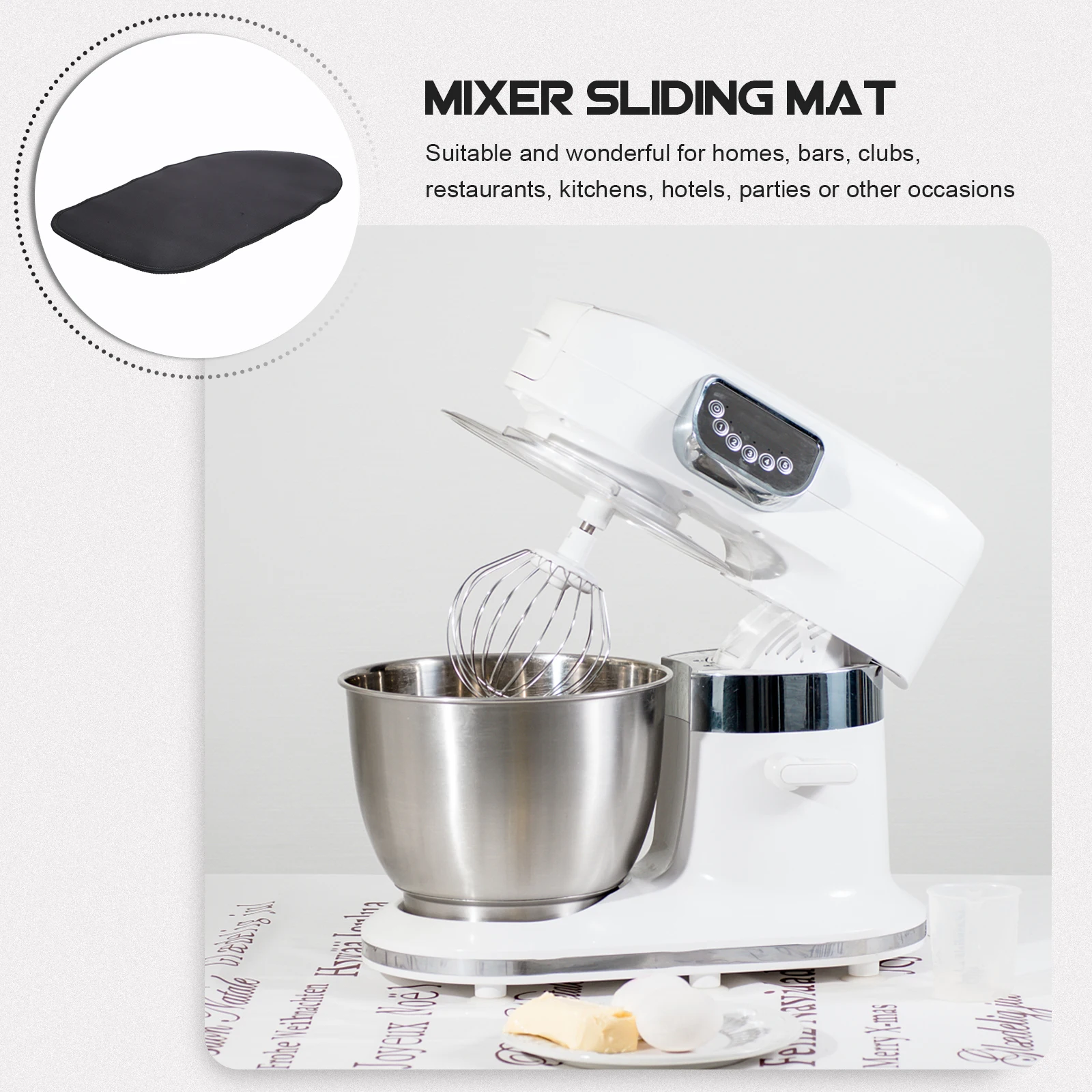 

Stirrer Large Home Supplies Slip Silicone Kitchen St Mixer Sliding Mat Mixer Sliding Pad St Slider Mat for Home