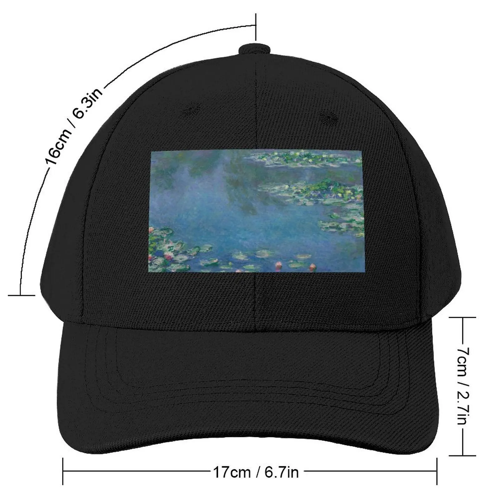 Water Lilies Date: 1906 Artist: Claude Monet French, 1840-1926 Baseball Cap New Hat Golf Men Women's