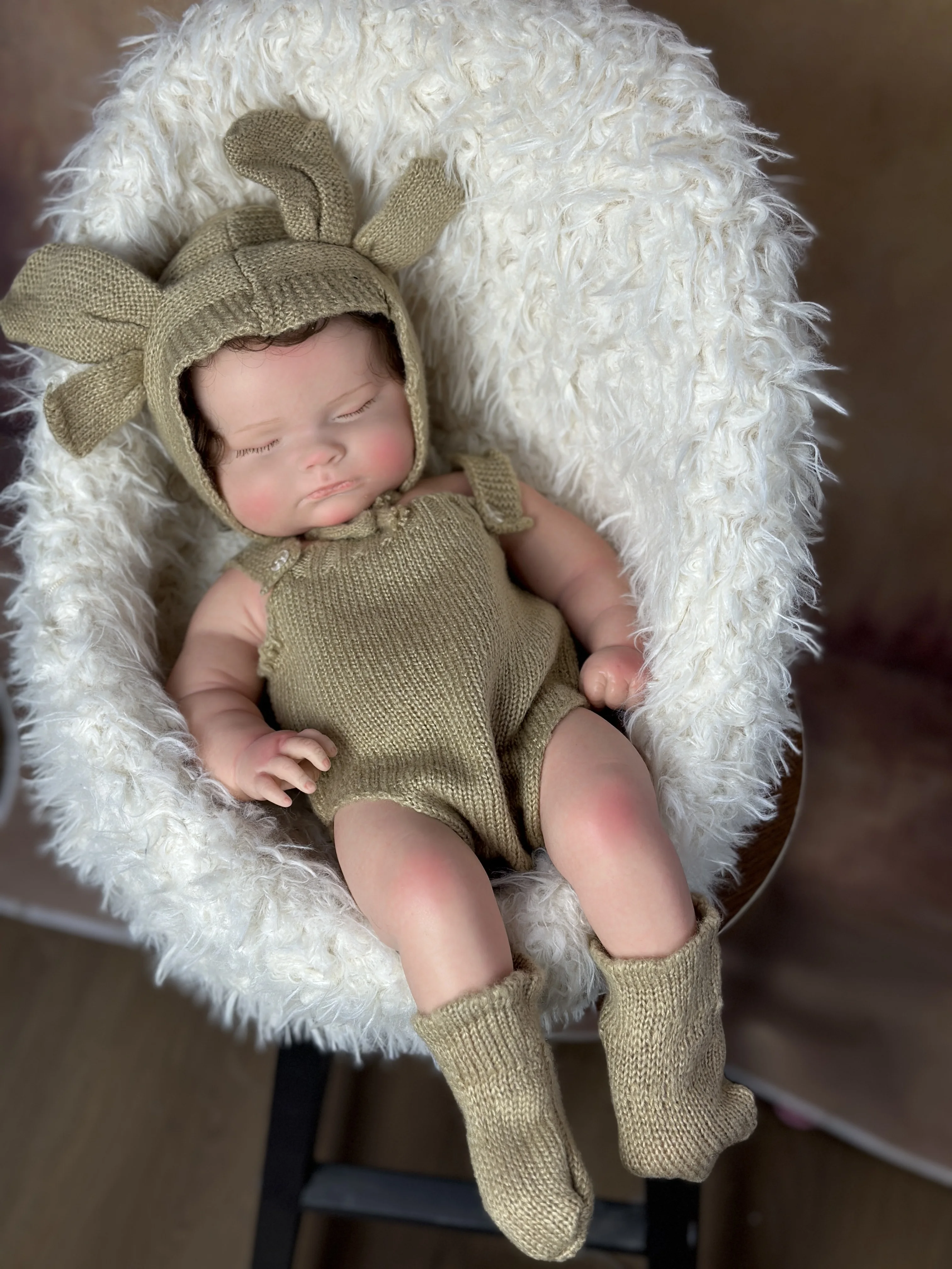 Realistic Reborn Baby Lifelike Doll 48 CM Full Body Solid Silicone Very Soft Boy Art Toy Birthday Gifts