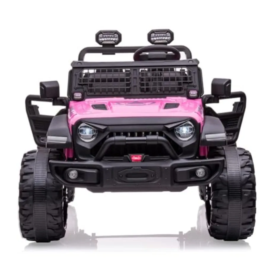 

24V Ride on 2 Seaters Electric Car with Remote Control, 2*120W Motors Battery Powered 20" Extra Large Seats+15.5" XL Wheels, LE