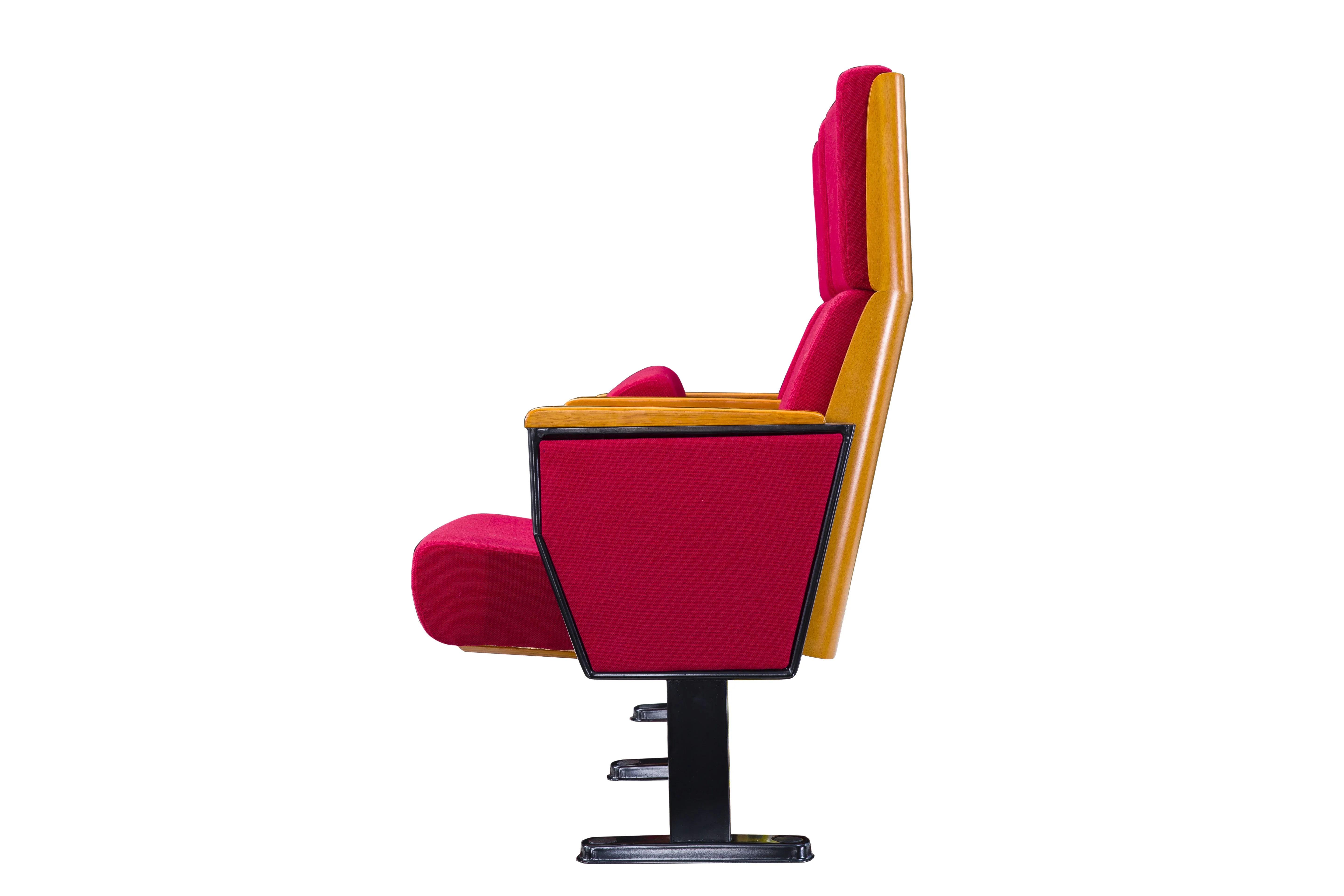 Asiento plegable de plástico, sillón para iglesia, sala de conferencias, teatro, auditorio, precio de fábrica