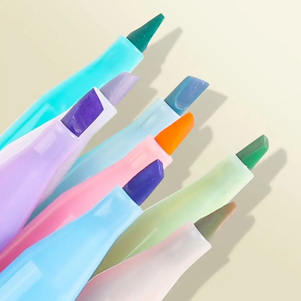 

4/12 шт., хайлайтер с мягким наконечником, сделай сам, граффити, рисунок, канцелярские принадлежности для студентов, цветной маркер, ручка для защиты глаз, флуоресцентная ручка