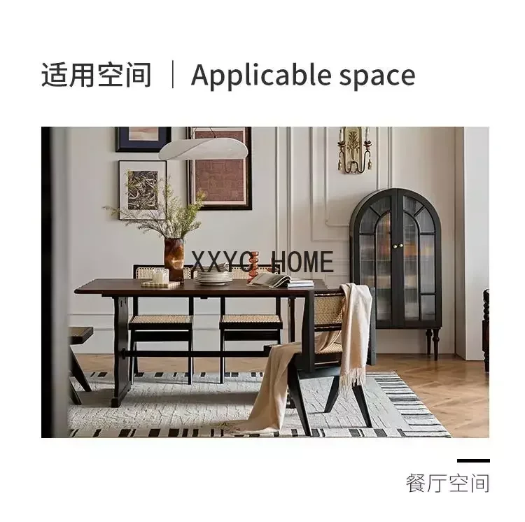 French Retro Sideboard Dining Room Storage Living Room Wall Integrated Bookcase Locker Shelf