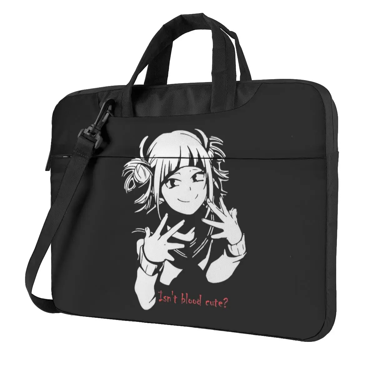 Himiko Toga Fan Art My Hero Academia Laptop Bag Case Protective Vintage Computer Bag Bicycle Crossbody Laptop Pouch