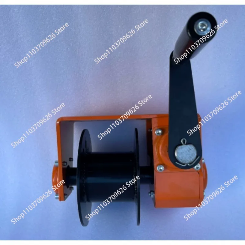 Vehicle-mounted Hand Hoist, Two-Way Self-Locking Winch, 30:1 Speed Ratio, 200kg Lifting Capacity for Canopy