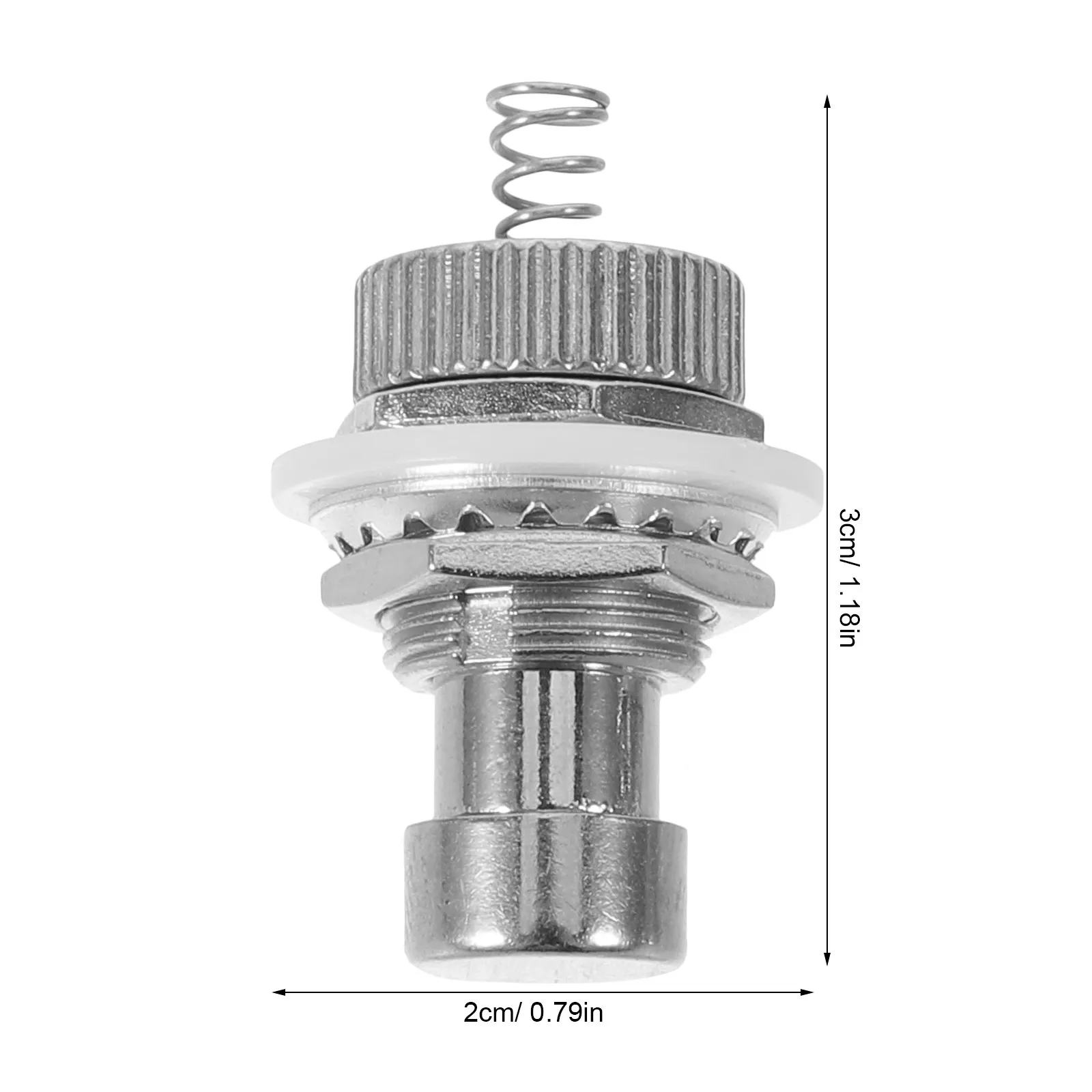 2Pcs Guitar Effect Pedal Footswitch Stable Stomp Box Push Button Replacement Switch Low Noise Silent Performance for Electric