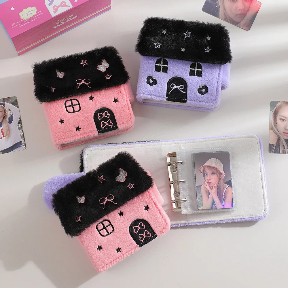 Star Plush House One Grid Card Album A8 Photo Book 3 Inch Polaroid Card Holder