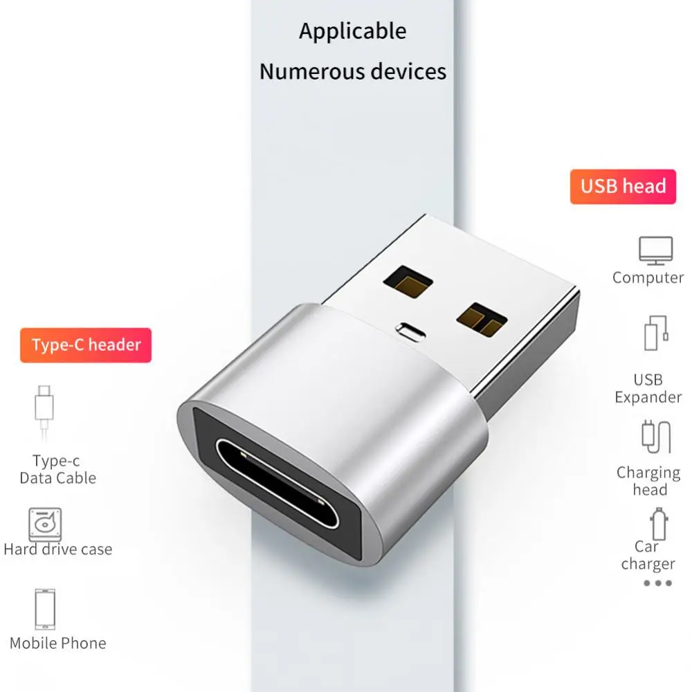 OTG USB2.0 Adapter Type-C for Huawei Xiaomi Adapter High Speed Data Charging Converter C to A Adapter for Computer Laptop