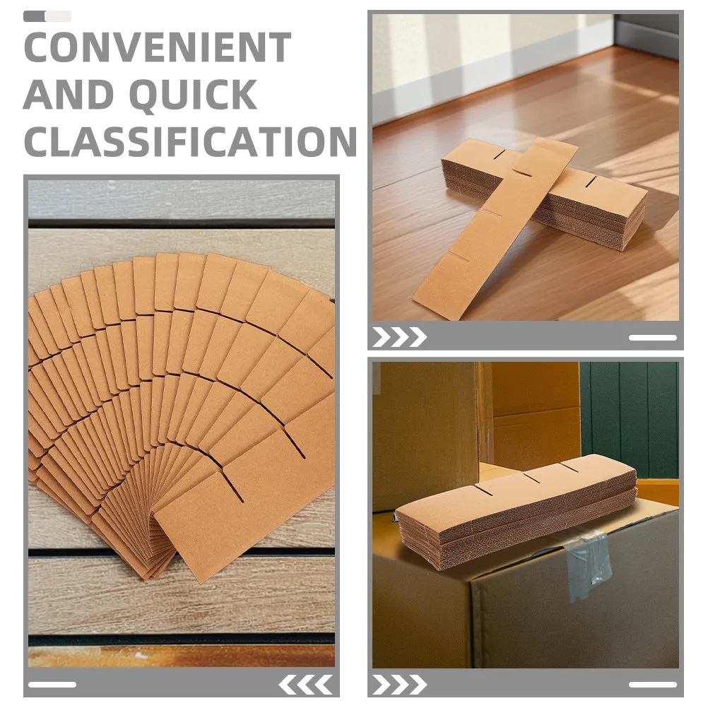 48Pcs Cardboard Moving Boxes Dividers for Fragile Items Glassware Dishes Plates Bottles Corrugated Packing Box Inserts Safe