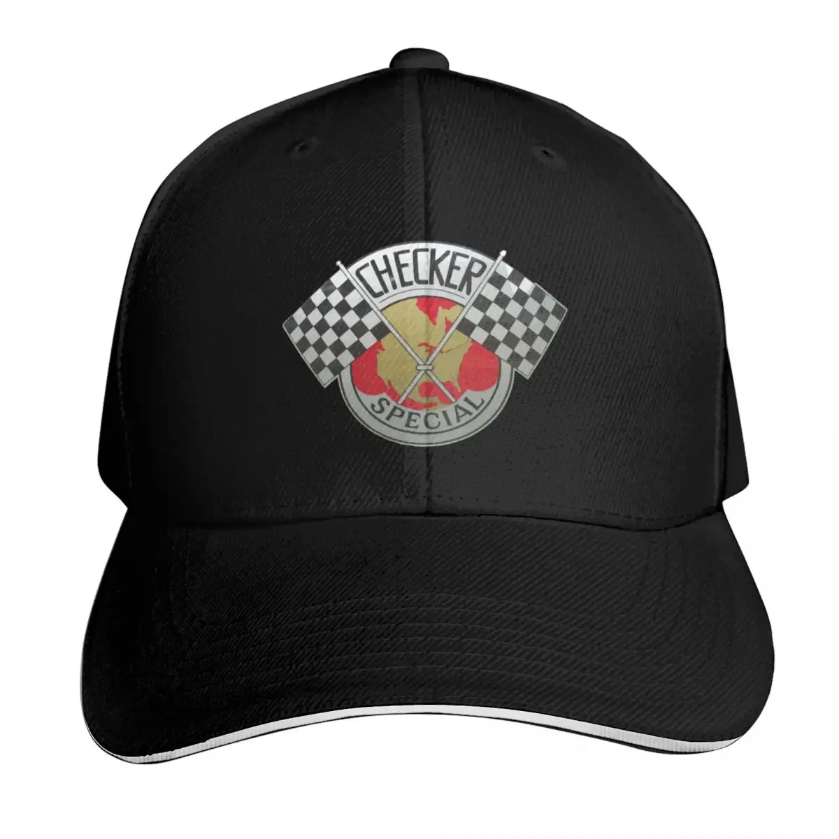 Checker Motors Corporation Logo Baseball Cap Summer Beach Travel Streetwear Hip Hop Trendy Vintage Retro Embroidered