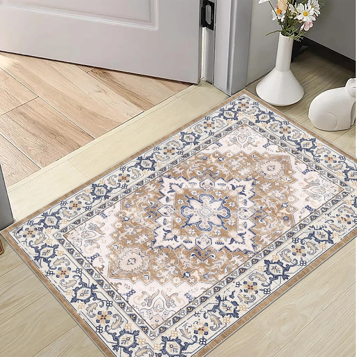 60*90 120*180 140*200cm Non-Slip Soft Area Rugs Machine Washable Low Pile Living Room Bedroom Kitchen Carpets Durable Indoor Rug