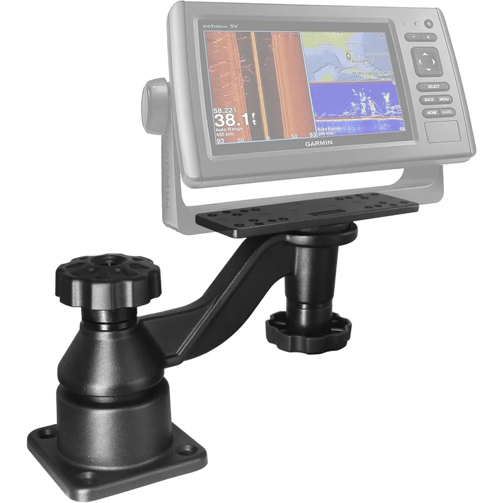 

Алюминиевое крепление для эхолота и платтера, усиленное горизонтальное поворотное рычаг, морское электронное крепление