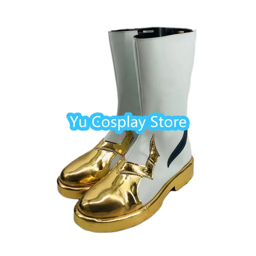 

Yu Косплей Магазин Genshin Impact Pierro Jester Обувь для косплея Аниме Обувь для косплея Сапоги Костюмы на Хэллоуин Реквизит