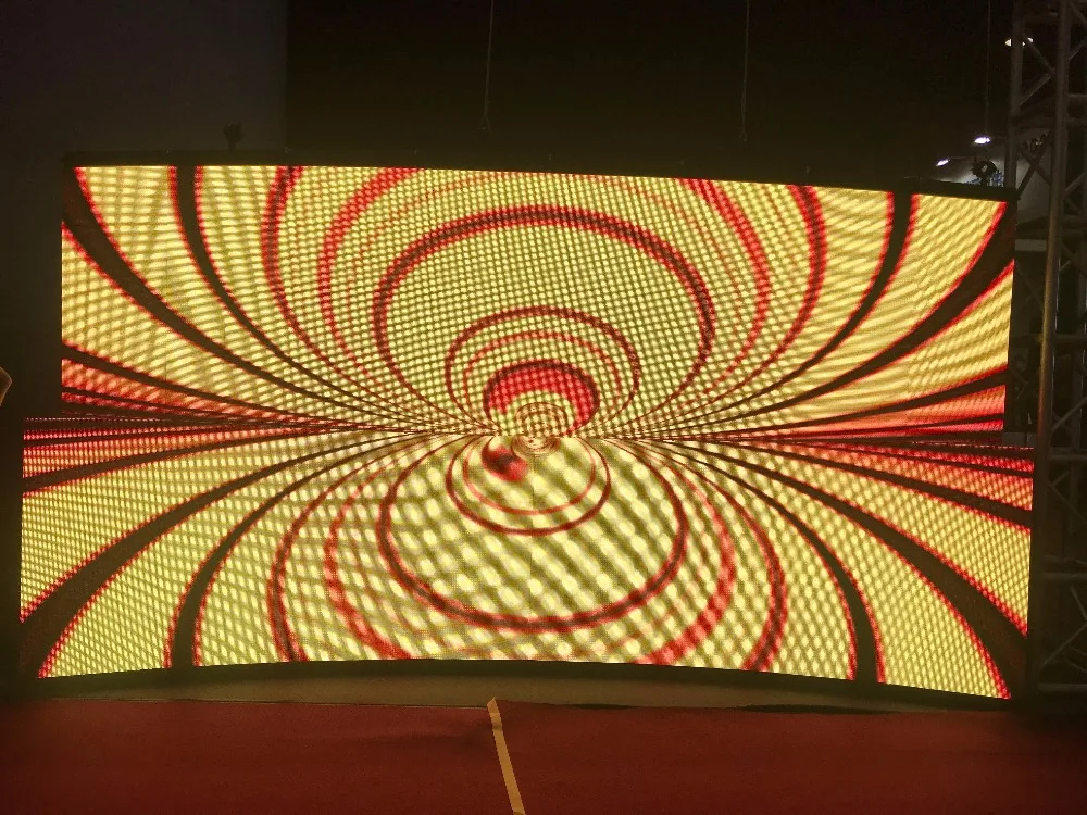 وحدة LED P2 لوحة تلفاز LED داخلية شاشة RGB LED لوحة مصفوفة نقطية P2 128x64 بكسل لوحة LED منخفضة السعر