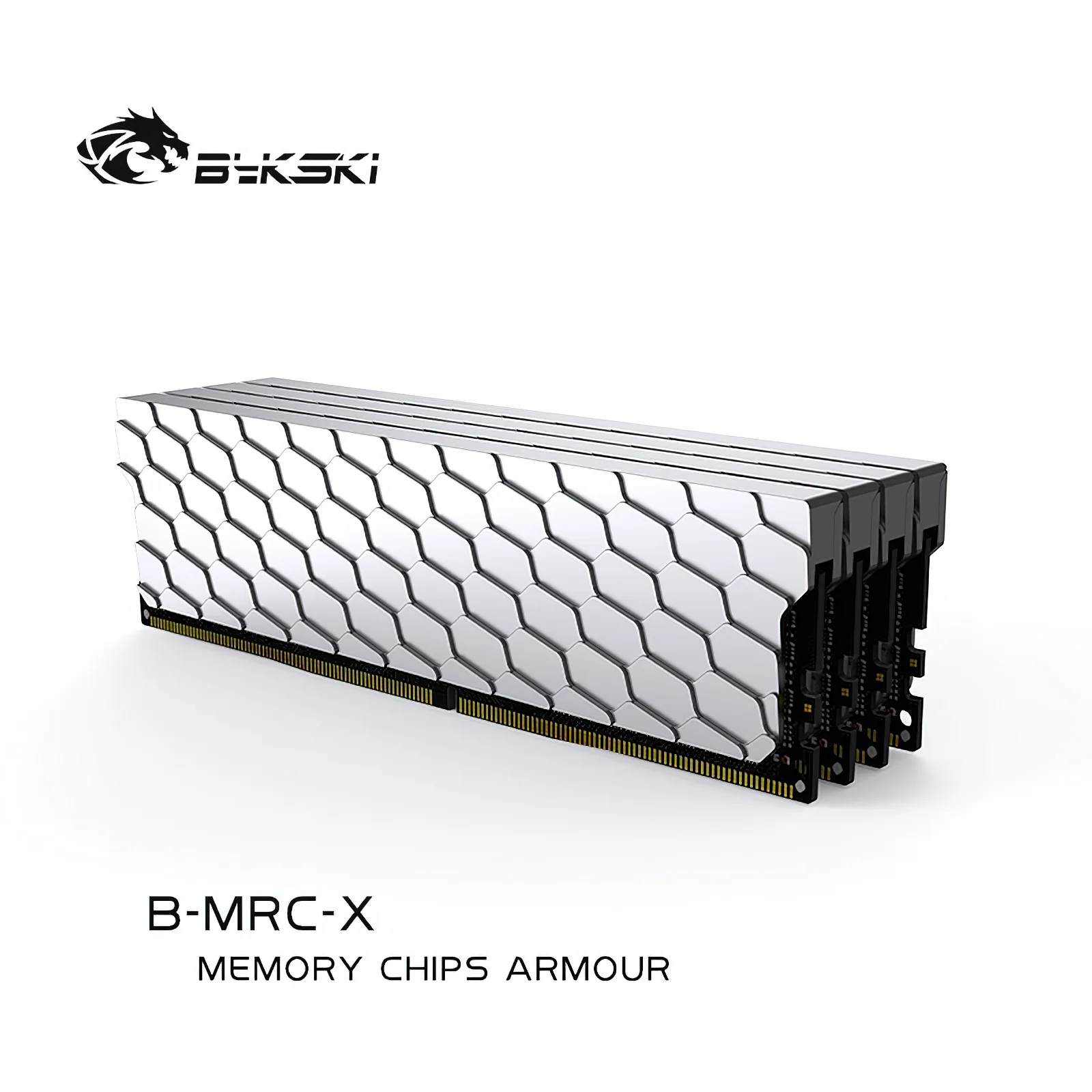 Bykski Copper Heatsink DDR5 RAM DIMM Water Cooling Cooler Heat Dissipation Cover B-MRC-X