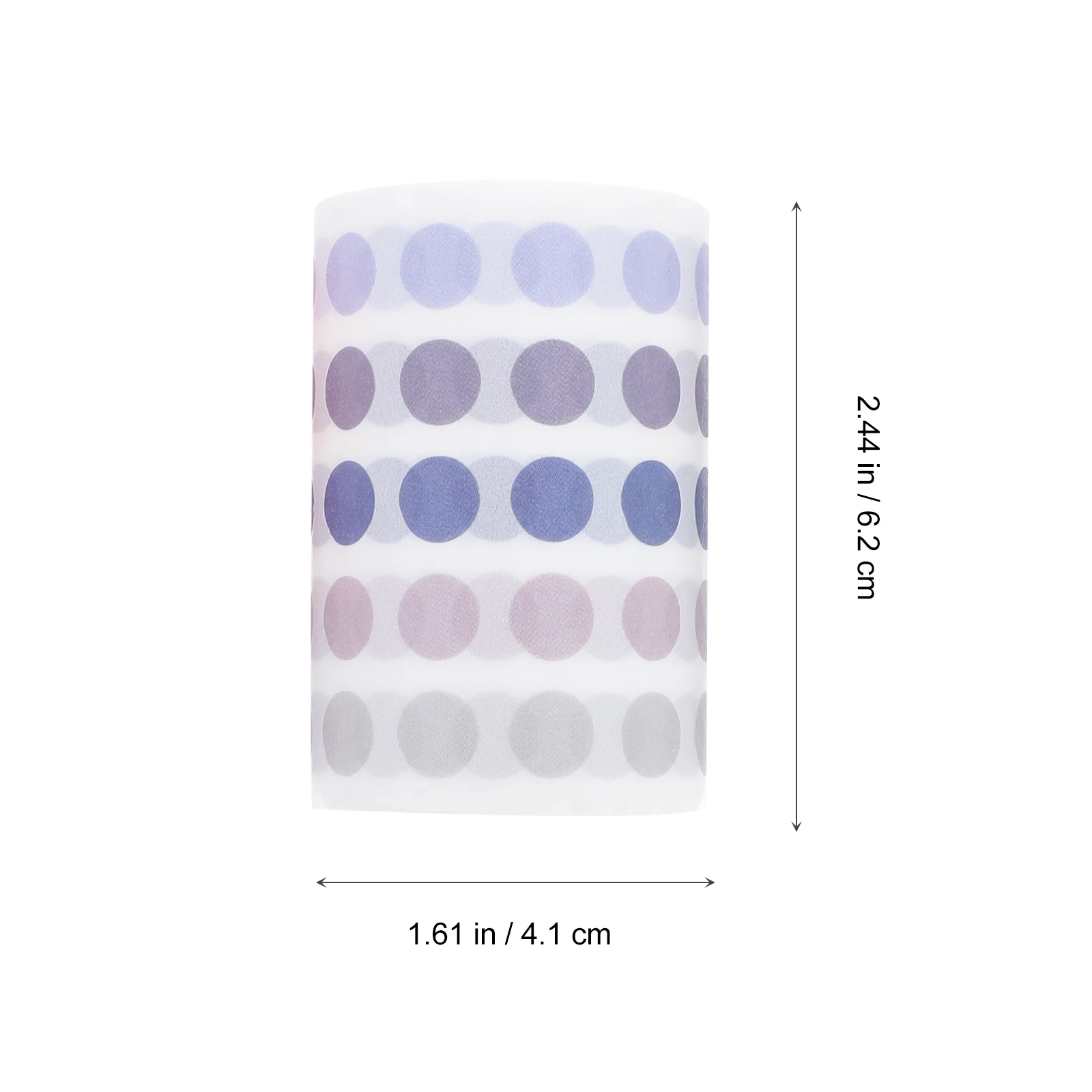 

4pcs Stickers PP Scrapbooking Stickers Cute Stationery for Decorative DIY Dot Design Scrapbook Supplies