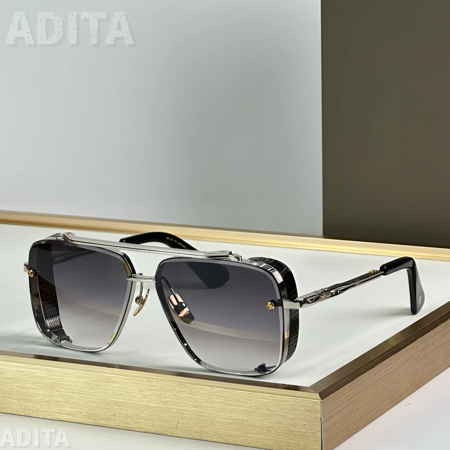 ADITA MACH SIX LIMITED EDITION Top Quality Sunglasses for Men Classic Women Luxury Brand Designer sunglasses UV400 With box