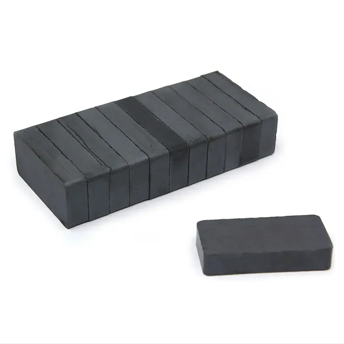 Heavy Duty Magnets Blocks, Ferrite Blocks Magnets, Craft Magnets, Rectangular Ceramic Magnets for Science, Fridge