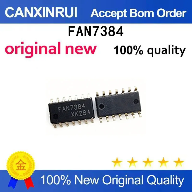 

(5-100 PCS) New FAN7384 FAN7384MX SMT SOP-14 LCD power chip bridge driver